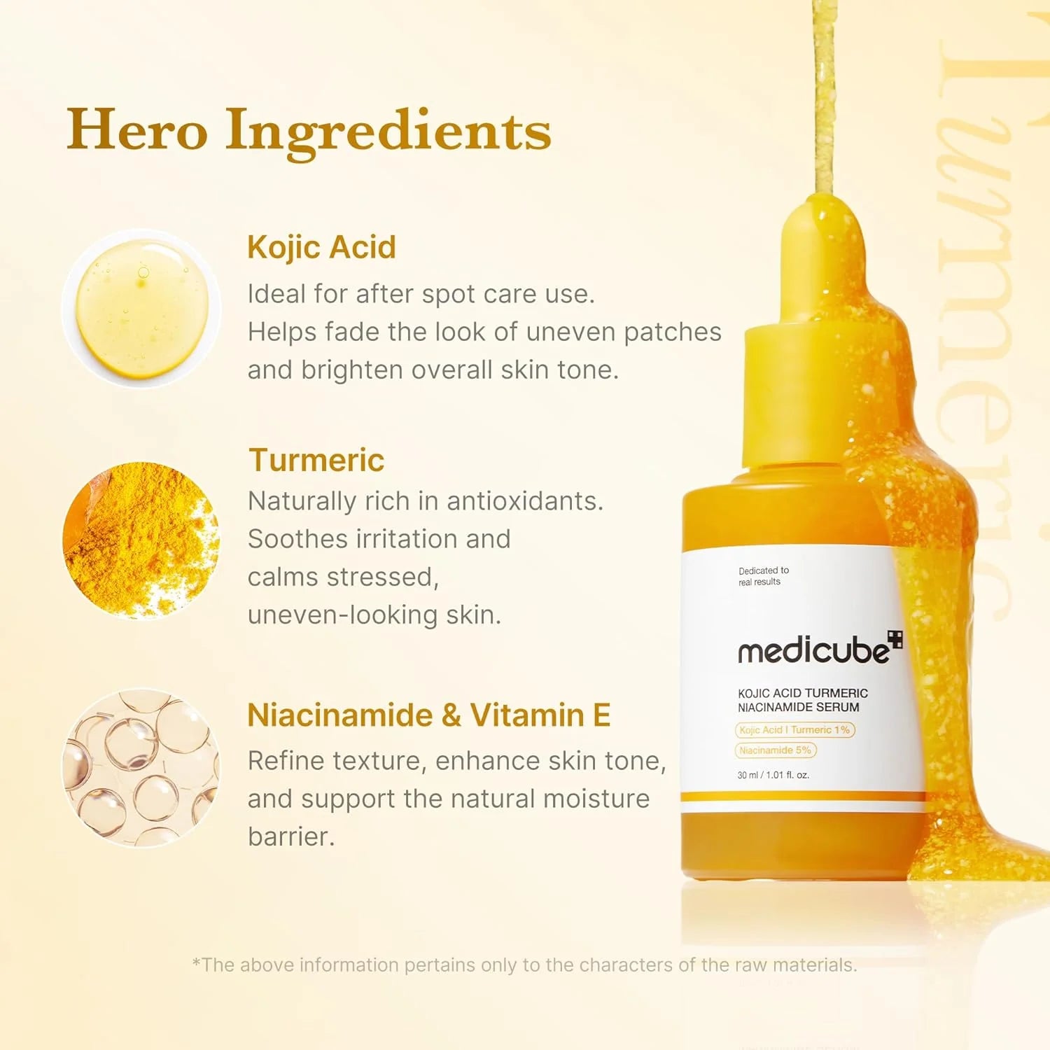 medicube - Kojic Acid Turmeric Niacinamide Serum 30ml