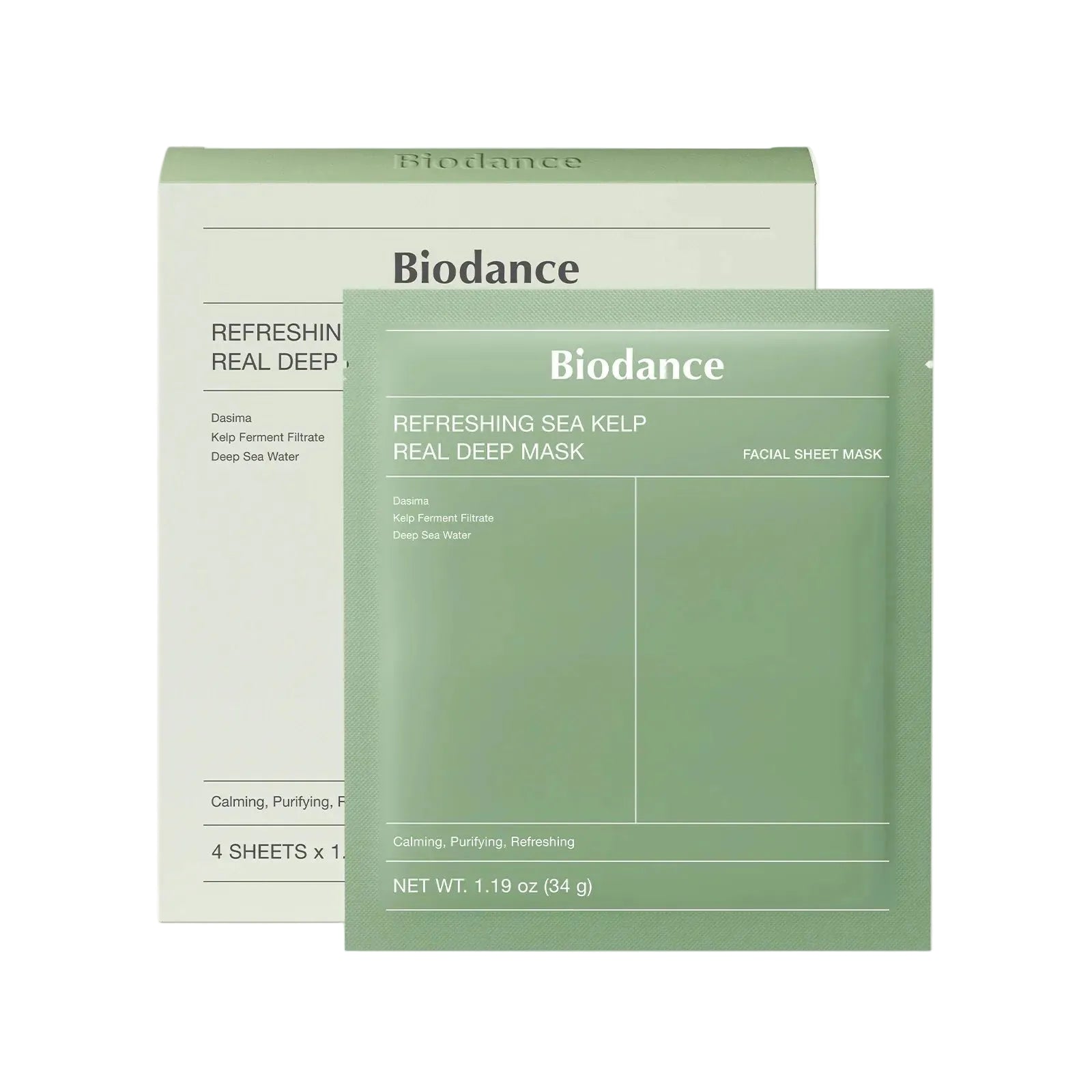 Biodance Refreshing Sea Kelp Real Deep Mask 1pc