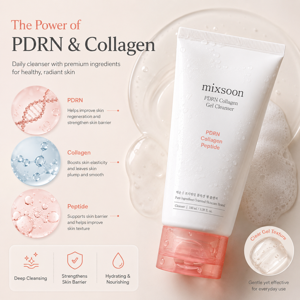 mixsoon PDRN Collagen Gel Cleanser 100ml