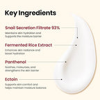 K-SECRET SEOUL 1988 Cream : Snail Mucin 93% + Rice 100ml