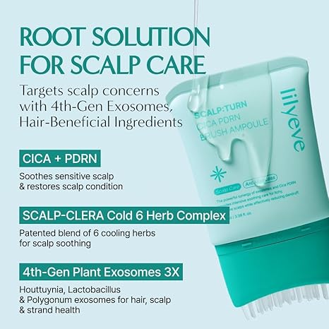 lilyeve - Scalp Turn Cica PDRN Brush Ampoule 100ml