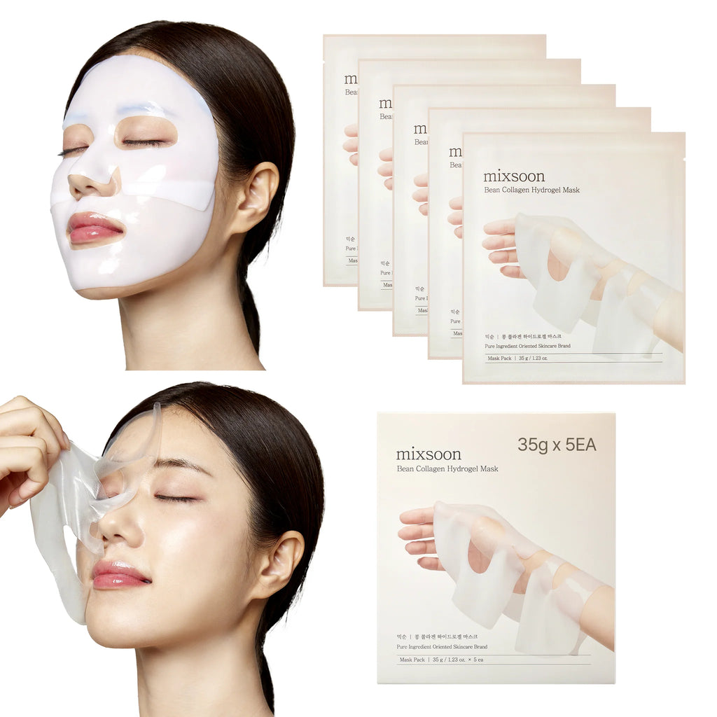 mixsoon Bean Collagen Hydrogel Mask Pack 5pcs