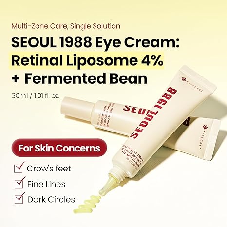 KSECRET - SEOUL 1988 Eye Cream : Retinal Liposome 4% + Fermented Bean 30ml