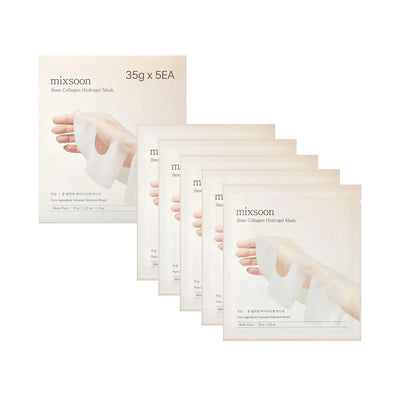 mixsoon Bean Collagen Hydrogel Mask Pack 5pcs