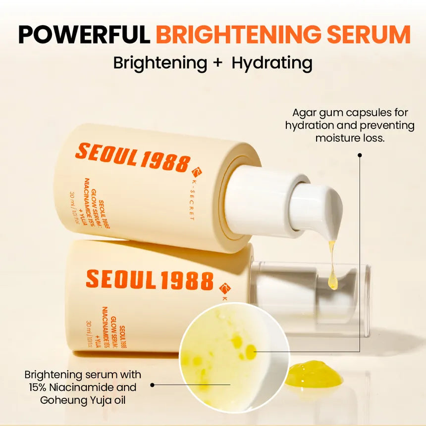 KSECRET - SEOUL 1988 Glow Serum : Niacinamide 15% + Yuja 30ml