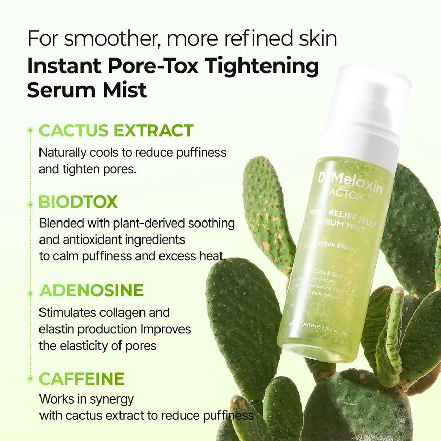 Dr.Melaxin - Cactox Pore Relief Jelly Serum Mist 80ml