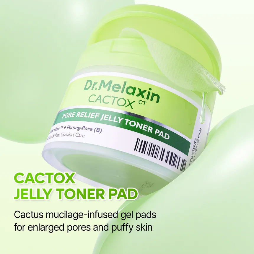 Dr.Melaxin - Cactox Pore Relief Jelly Toner Pad 60pads