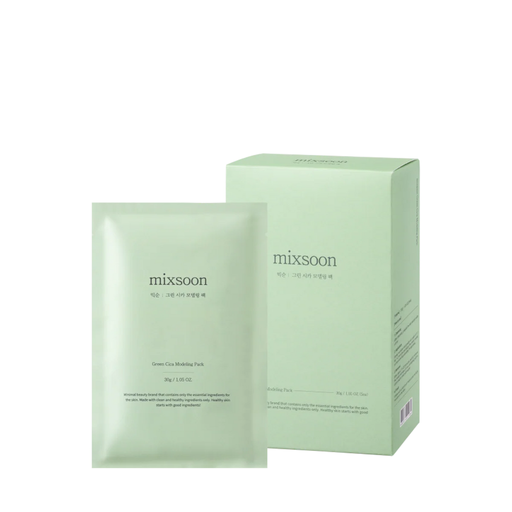mixsoon Green Cica Modeling Face Mask Pack 5pcs