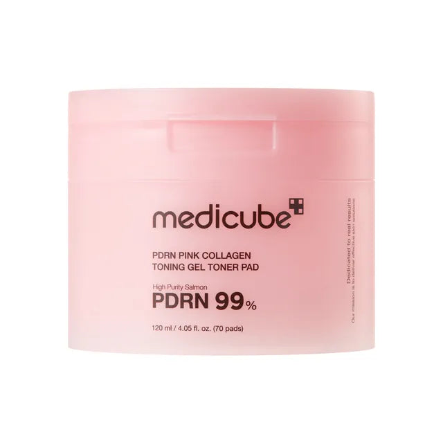 medicube - PDRN Pink Collagen Toning Gel Toner Pad 70pads