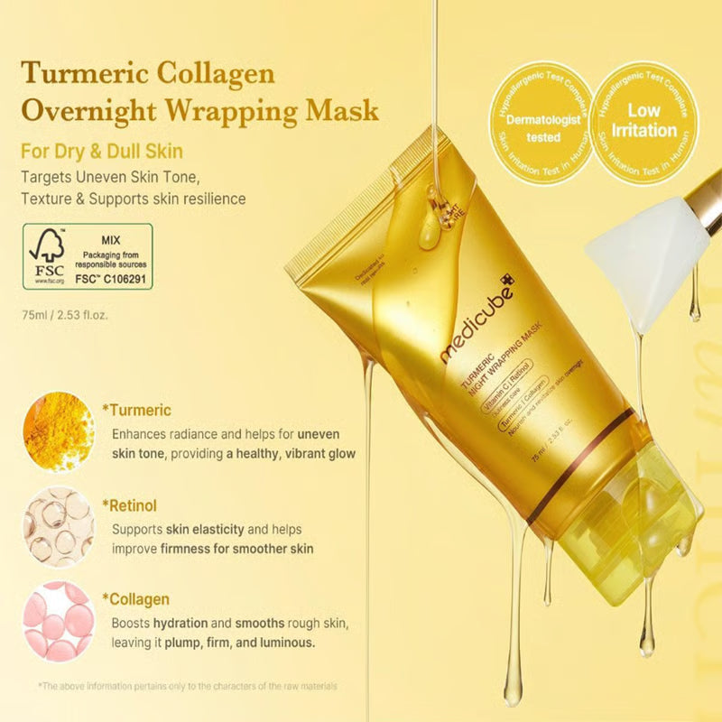 medicube - Kojic Acid Turmeric Night Wrapping Mask 75ml